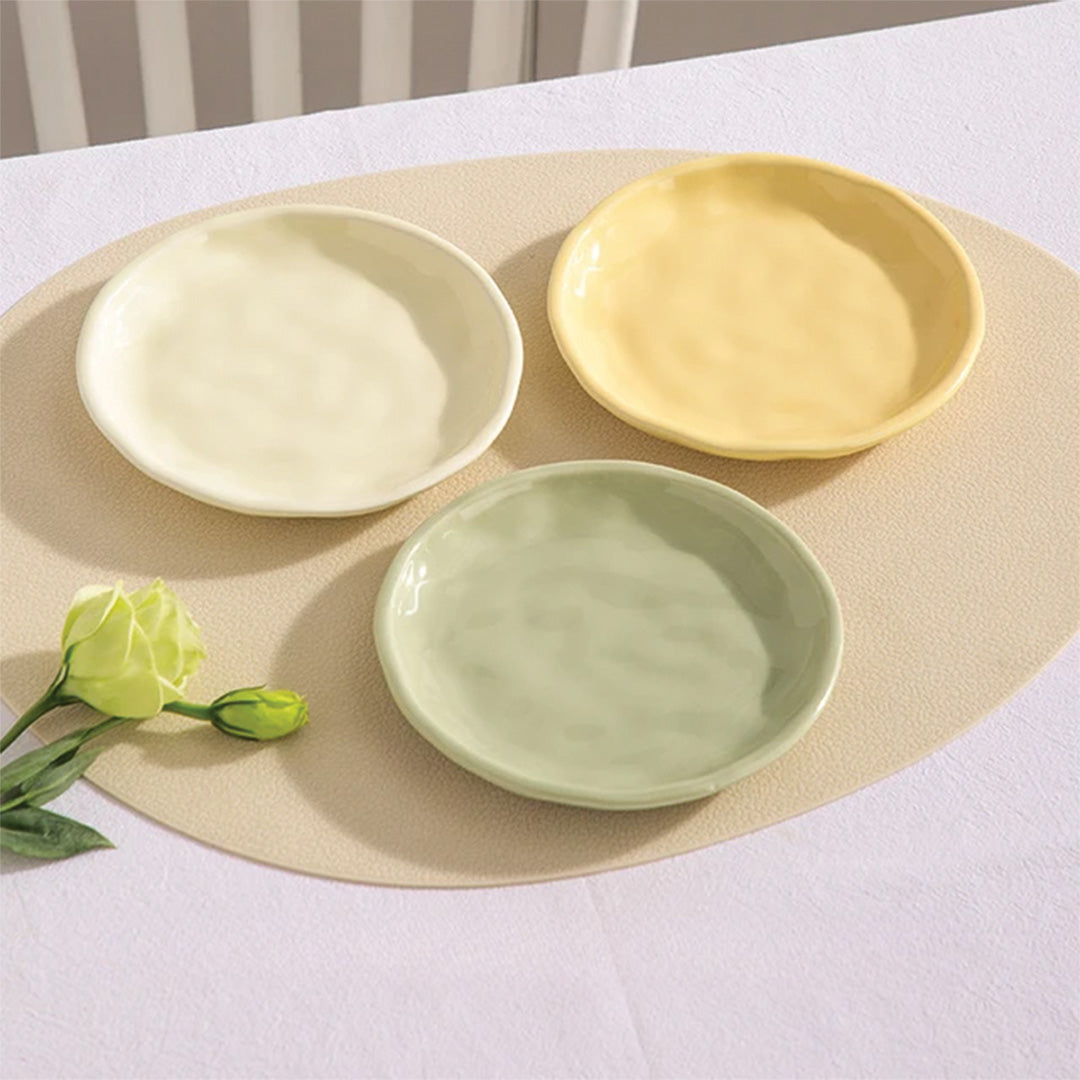 Creamy Ceramic Plate