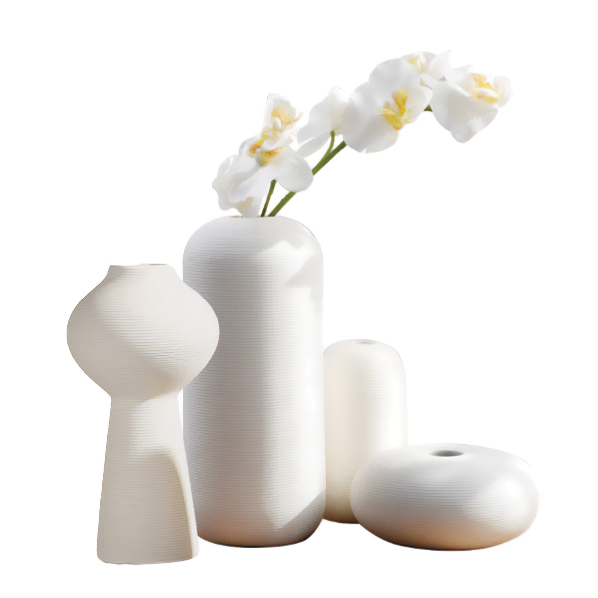 Vase en céramique Blanche
