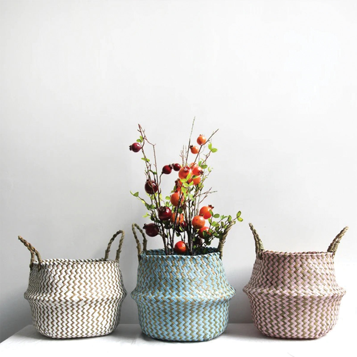 Collapsible Patchwork Basket