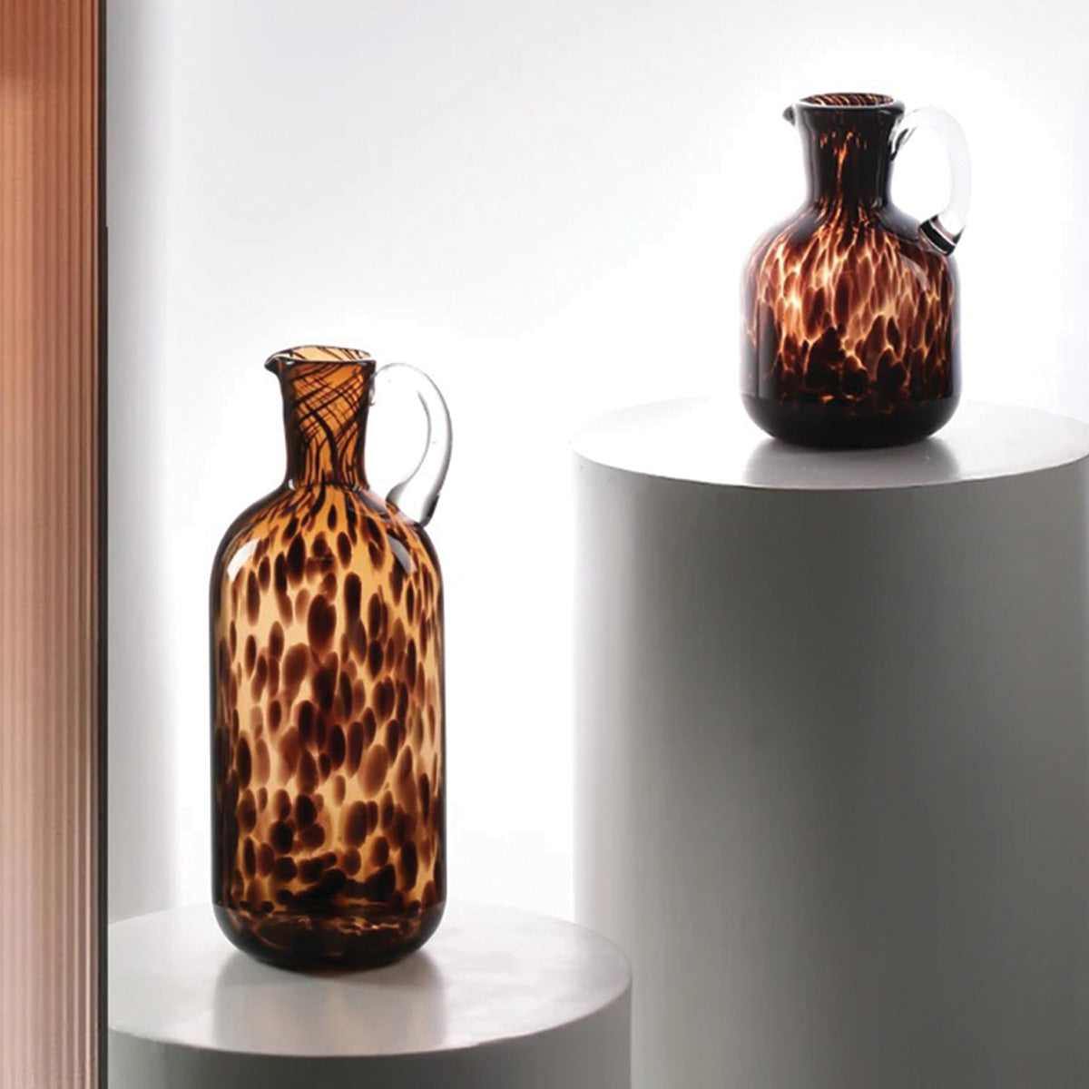 Savannah Glass Pitcher & Vase