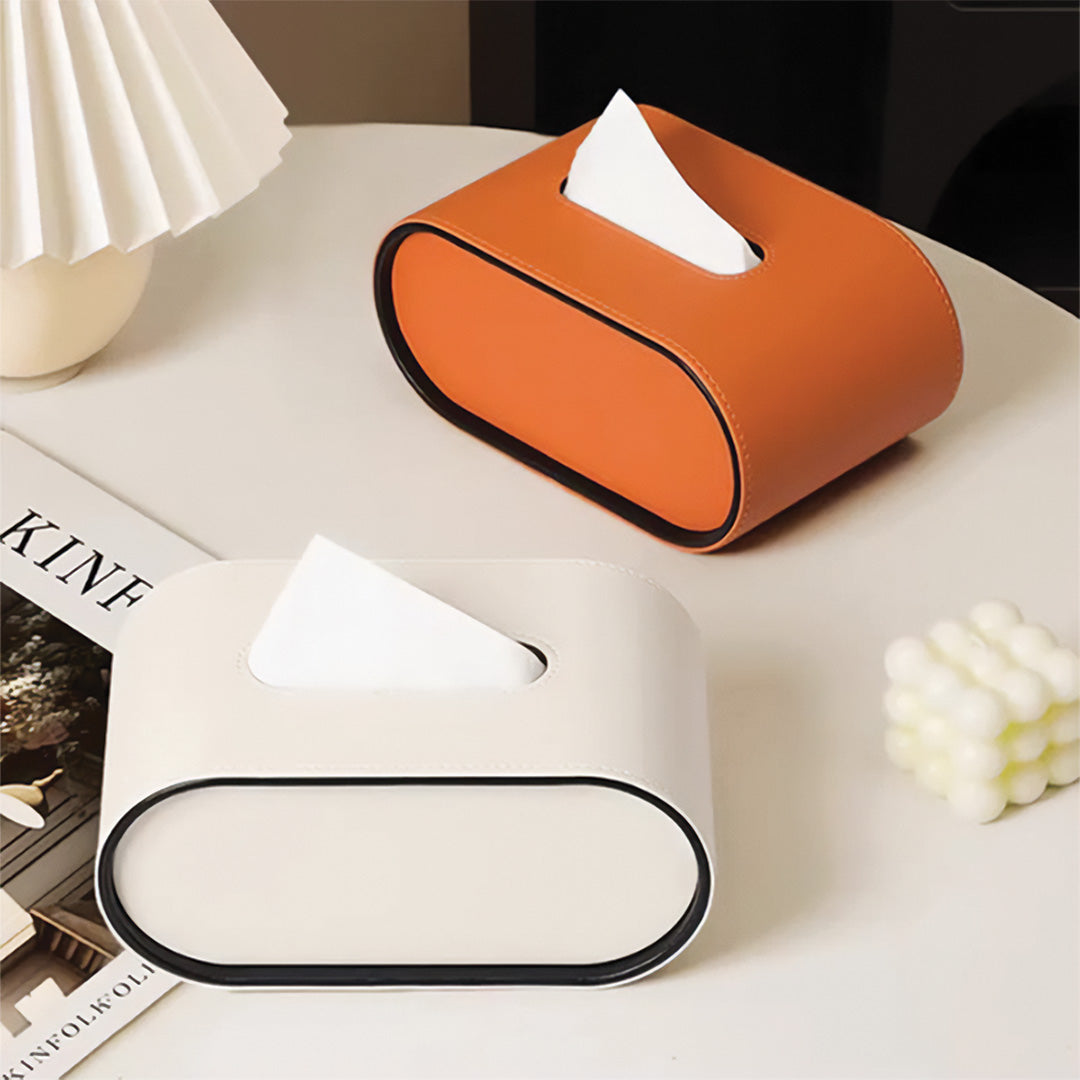 Round Soft Tissue Box