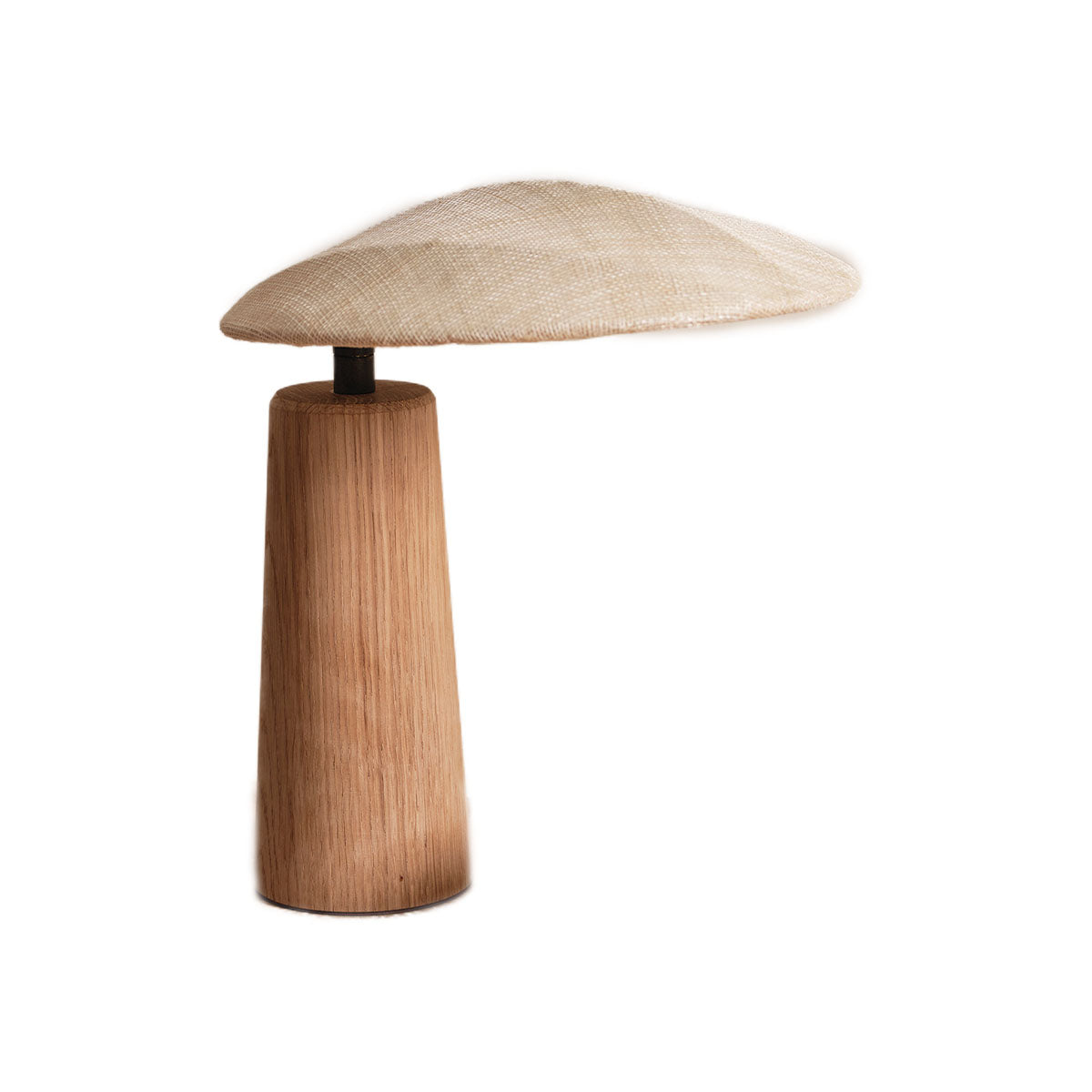 Lampe de table en bois de pétale