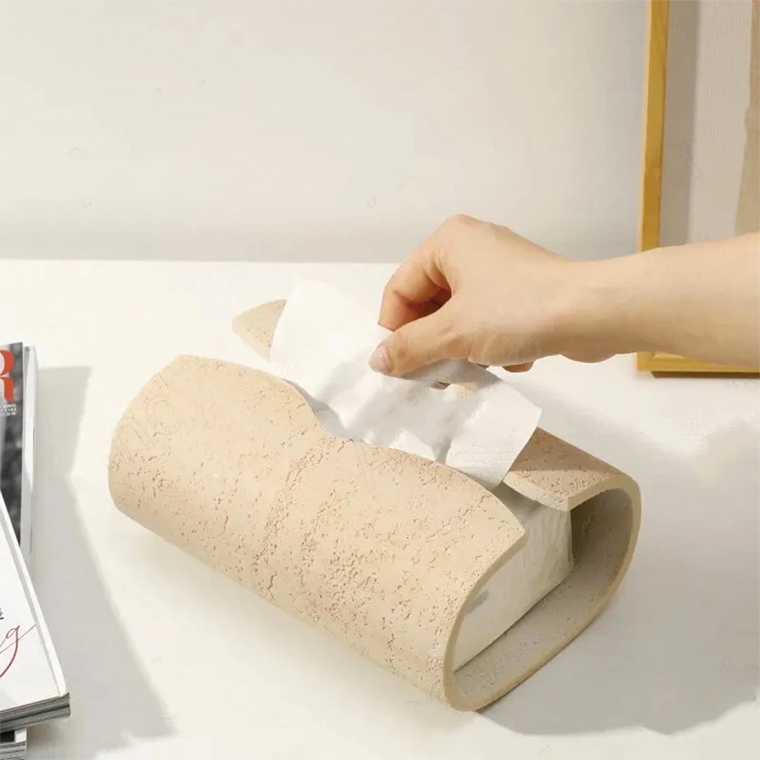 Natural Stone Tissue Holder